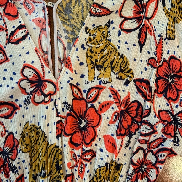 Anthropologie Tiger Jumpsuit Corey Lynn Calter - Picture 6 of 6